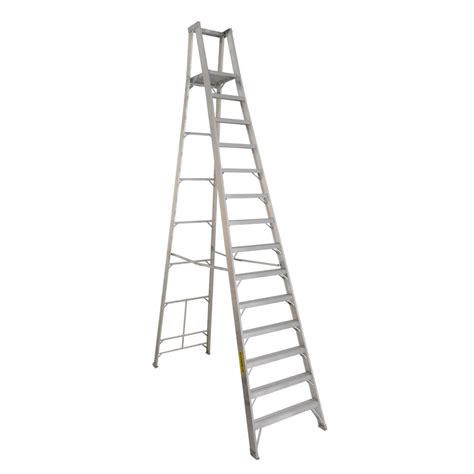 Featherlite Featherlite Aluminum Platform Ladder 16 Feet Grade Ia The