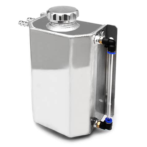 があっても coolant tank 1Lラジエーターアルミニウムクーラントボトルオーバーフロー回復水タンクブラック 1L