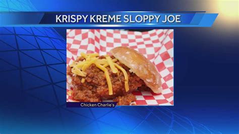 Krispy Kreme Sloppy Joe Donut Sandwich Debuts At Fair