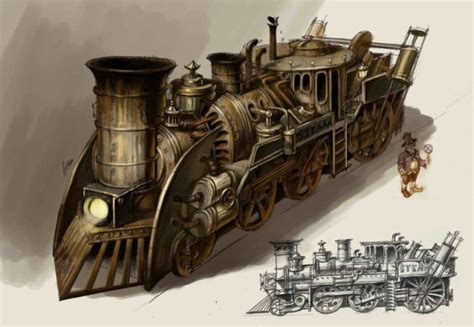 Steampunk Trains