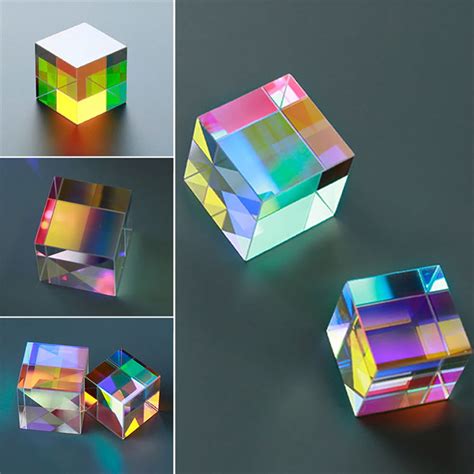 Shulemin Optical Glass X Cube Dichroic Cube Prism Rgb Combiner Splitter Educational T Random