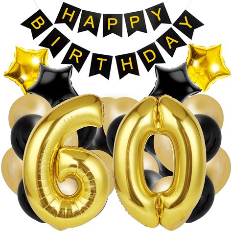 Buy 60th Birthday Decorations For The Best 60th Birthday Party