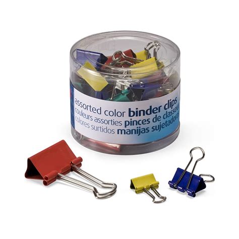 Officemate Assorted Binder Clips Oic31026 Officemate Llc Clips