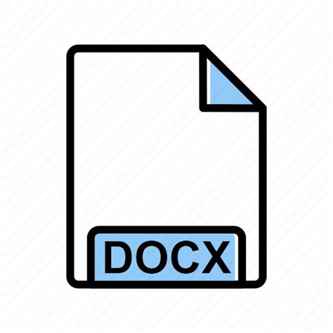 Docx Extension File Icon Download On Iconfinder