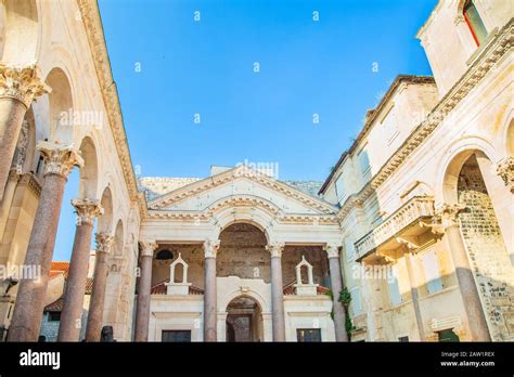 Split Croatia Remains Of Roman Emperor Diocletians Palace And