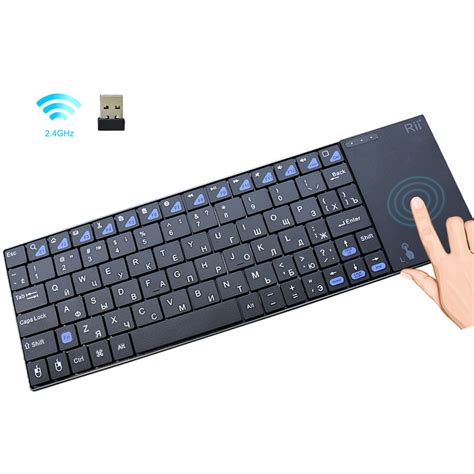 These are some of the best wireless keypad with touchpad and which you can easily use: Rii mini i12 Ultra Slim QWERTY 2.4G Wireless Keyboard With ...