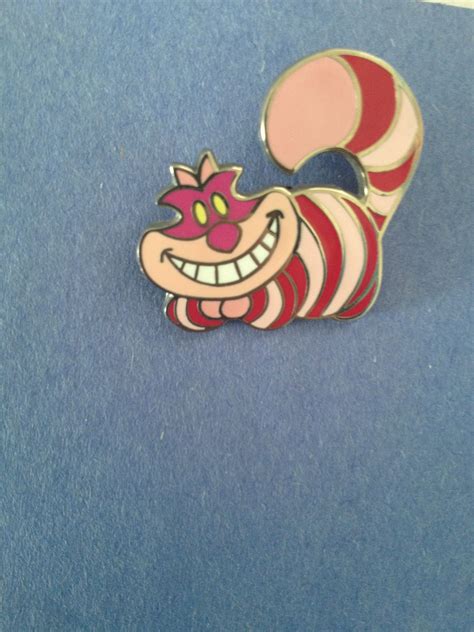 Cheshire Cat Pin Alice In Wonderland Status On Permanent Lanyard