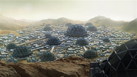 Mars Colony By Mauricio Pampin Human Mars