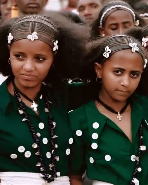 Amhara Beautiful Ethiopian Women Ethiopian People Ethiopian Women