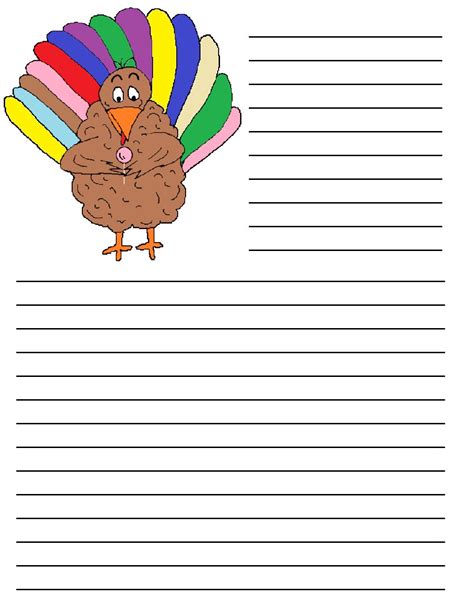 Free Printable Thanksgiving Writing Templates