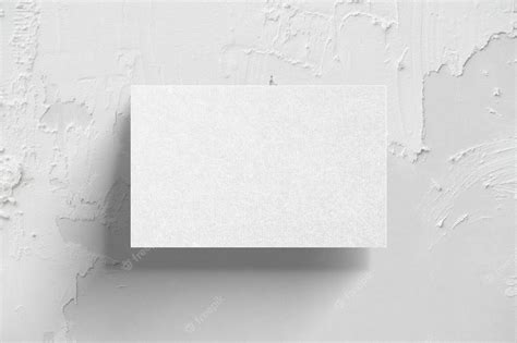 Premium Photo Image Paper Business Card On Texture Background