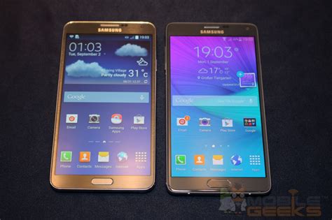 Samsung Galaxy Note 4 Vs Samsung Galaxy Note 3
