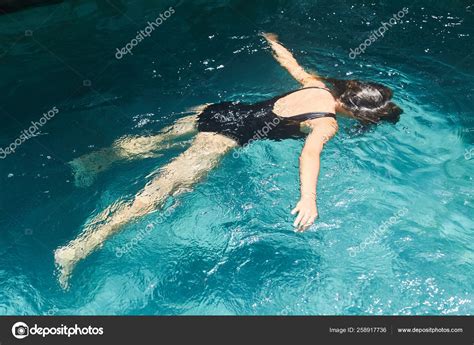 Girl Drowning In The Pool Girl In Danger Stock Photo Dimanikin