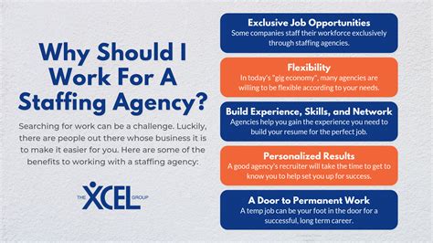 Why Should I Work For A Staffing Agency Xcel Xcel