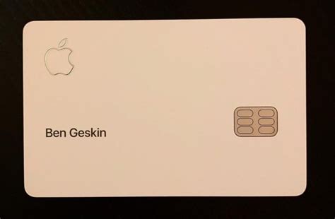 Apple card completely rethinks everything about the credit card. This is what the Apple Card credit card looks like - Geeky ...