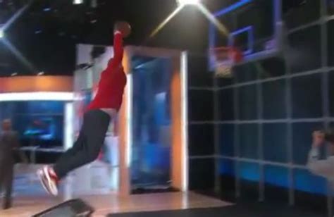 Shaq Tries To Dunk Using A Trampoline Fails Miserably Video