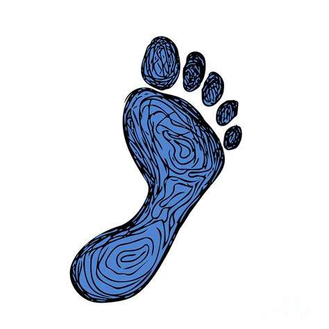 Footprint Drawing At Getdrawings Free Download