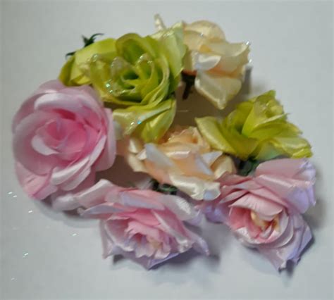 Fake Flowers Heads Bulk Artificial Silk Mini Rose Flower Head Wedding