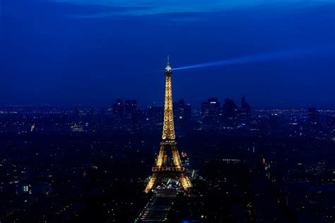 Eiffel Tower At Night Free Stock Photo Public Domain Pictures