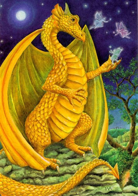 Pin By Nola Macgregor On Fabulous Fall Colors Yellow Dragon Fantasy