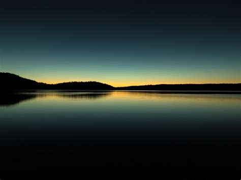 Paulina Lake Wallpaper 4k Oregon Sunrise Silhouette Body Of Water