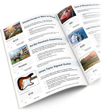 Auction Booklet Template Build Your Own Charity Auction Catalog Template | Charity auction ...