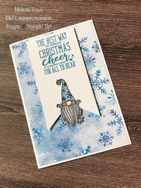 Gnome For The Holidays In Holiday Stamping Inspirational Cards Xmas Cards