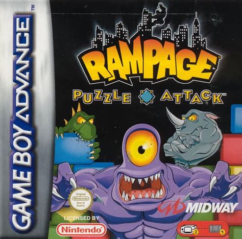 Rampage Puzzle Attack Cover Or Packaging Material Mobygames