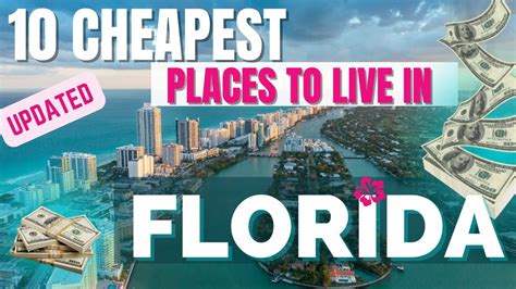 10 Cheapest Places To Live In Florida Ive Got Them All Youtube