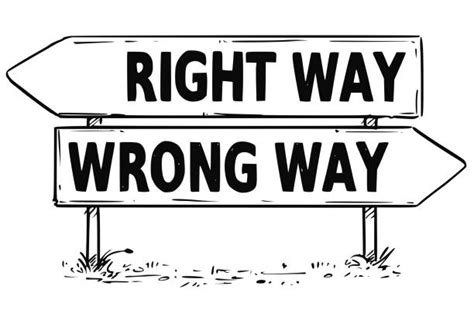 Royalty Free Wrong Way Clip Art Vector Images And Illustrations Istock