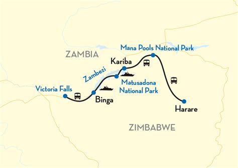 In zimbabwe the zambezi river is accessible by road, or by boat at victoria falls, binga and chete, kariba, chirundu, mongwe, mana pools, sapi and chewore safari areas and kanyemba. journey
