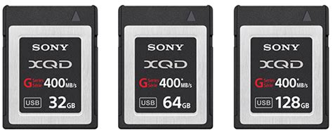 · daily deal, sale prices Sony quietly announced new G Series XQD version 2 memory cards | Nikon Rumors