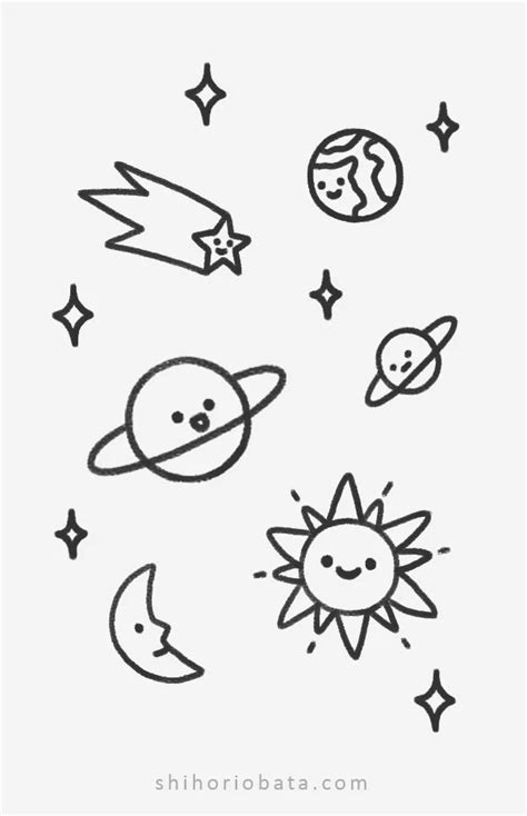 20 Easy Outer Space Drawing Ideas Space Drawings Outer Space Drawing