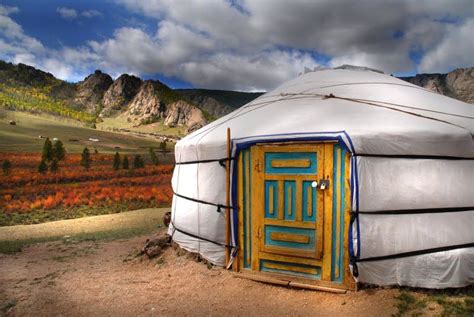 Mongolia Traditional Yurt Ger Mongolia Yurt Travel Sites