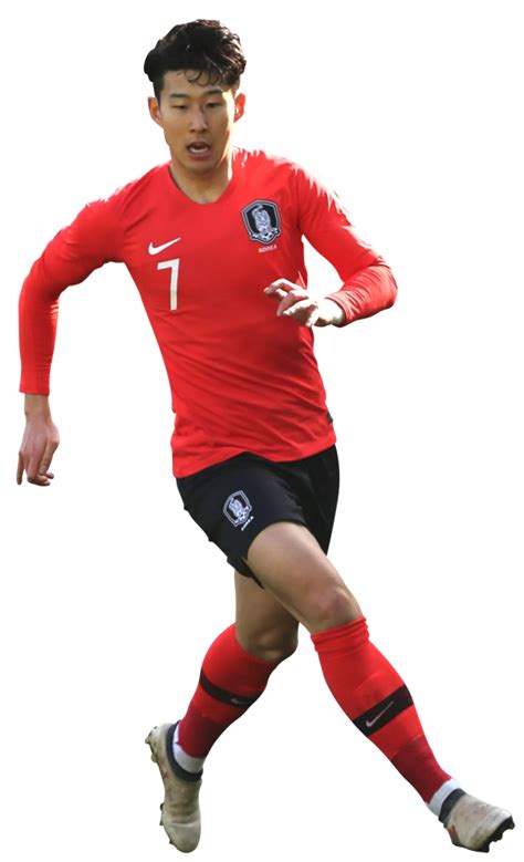 Son Heung Min Korea Football Render Footyrenders