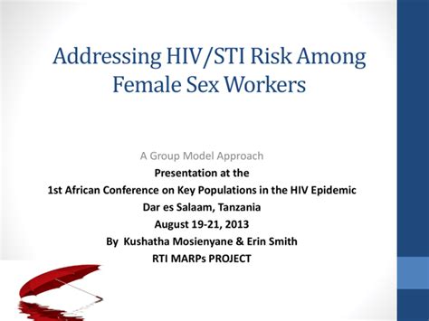 Addressing Hivsti Risk Among Female Sex Workers