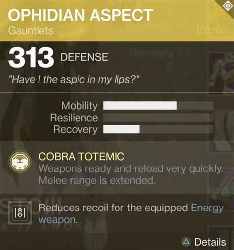 Destiny 2 Curse Of Osiris Exotic Ophidian Aspect Warlock Gauntlets