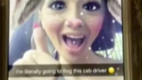 Snapchat Brisbane Taxi Meltdown Epic Rant By Teenager Tamika Dudley As