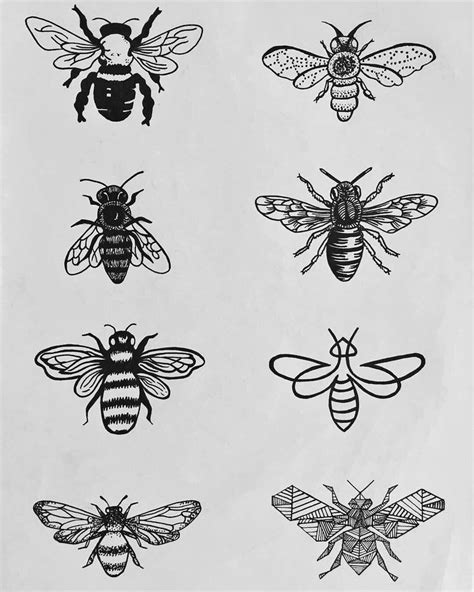 Pin By Karlizel S On Tattoos ‍♀️ In 2020 Bee Sketch Bee Art Bee Tattoo