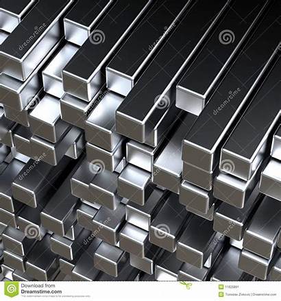 Metal Bars Silver 3d Abstract Bar Steel