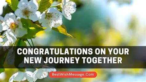 48 Congratulations On Your New Journey Together Messages