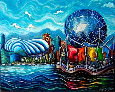 Science World Painting By Laura Zerebeski