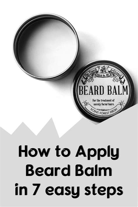 You can use it as a daily moisturizer, something to keep your tattoos bright, or you can save it for dryer months that require some extra tlc. How to Apply Beard Balm in 7 easy steps | Beard balm ...