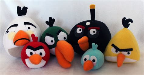 Guest Tutorials Angry Birds Softies By Obsessively Stitching Made By Rae