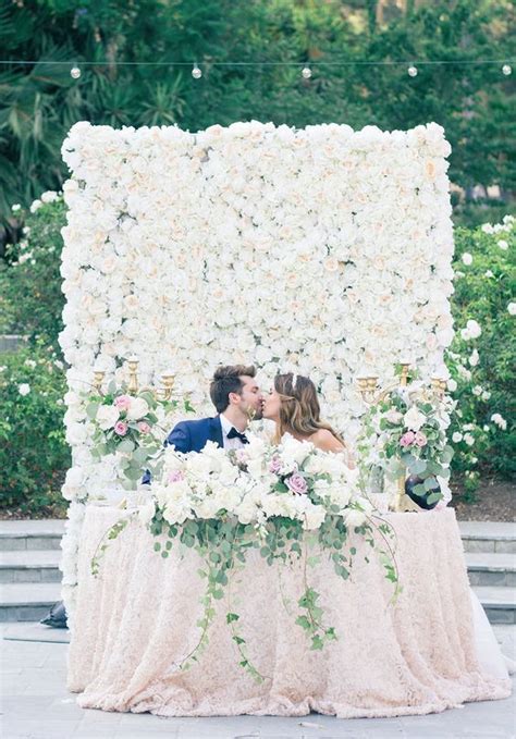 27 Cool Sweetheart Wedding Table Backdrops To Try Crazyforus