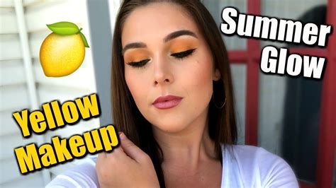 Summer Makeup Glow Yellow Makeup Tutorial Youtube