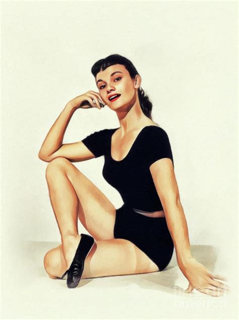 Gloria Talbott Vintage Actress Painting By Esoterica Art Agency Pixels