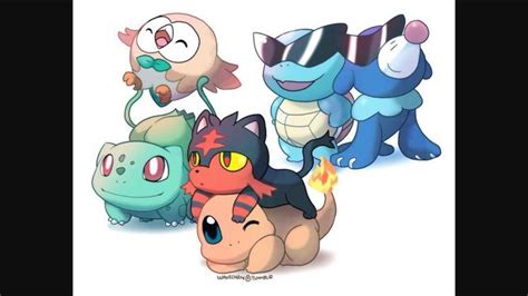 Pokemon Sun And Moon With The Kanto Starters So Cute