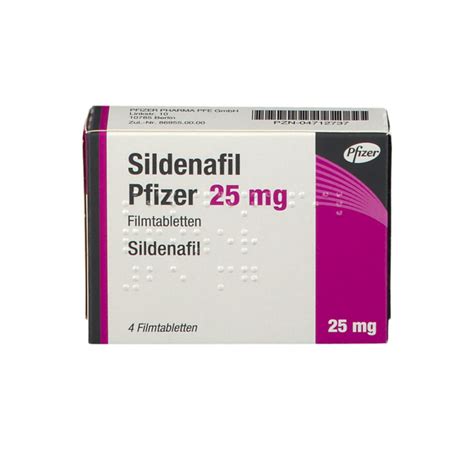 Sildenafil 25mg Tablets 4 Tablets Well Pharmacy Online Shop
