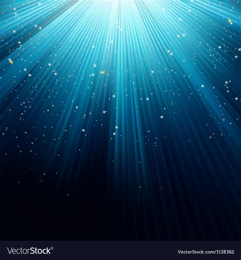 Background Of Blue Luminous Rays Eps 8 Royalty Free Vector